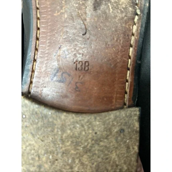 MEZLAN HAVANA Black Men’s 13 Leather Tassel Cap Toe Slip On Dress Loafers Spain - Picture 7 of 10